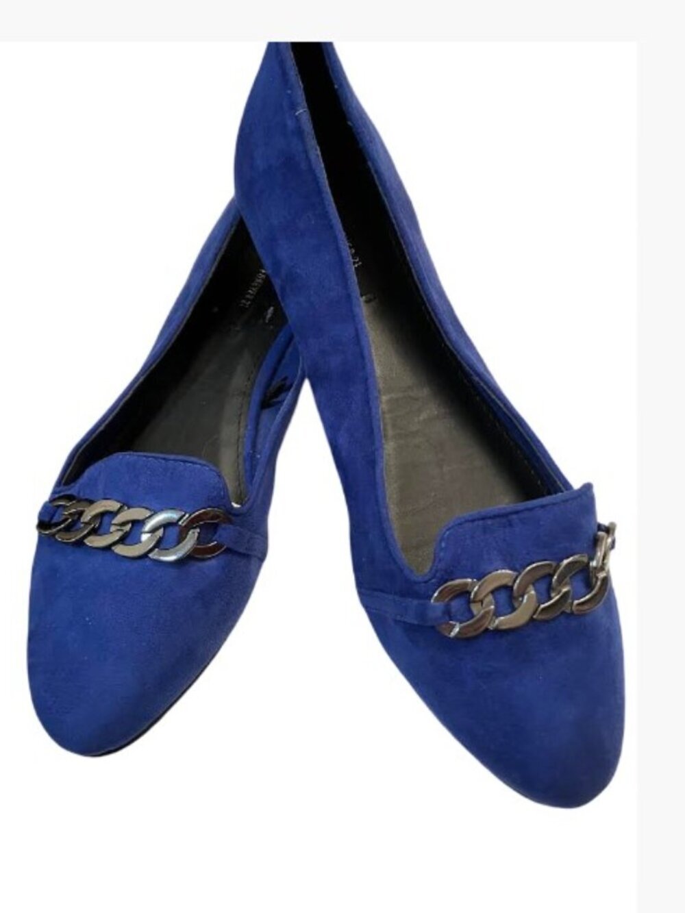 Forever 21 Ballerina Flats Cobalt Suede Size 8 NWOT